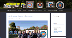 Desktop Screenshot of bogensport-mg.de
